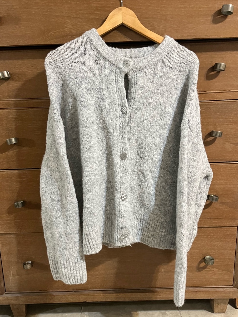 Urban outfitters grey knit cardigan
